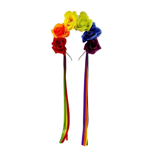 Rainbow Rose Crown